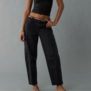 American Eagle Outfitters Black Stretch
Barrel Pants Size 0